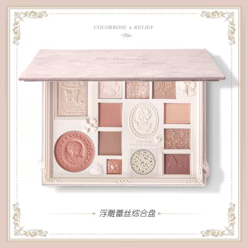 Colorrose 12 Color Embossed Eyeshadow Palette