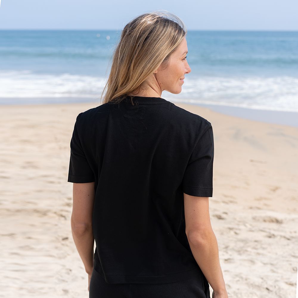 Short Box Tee V-neck