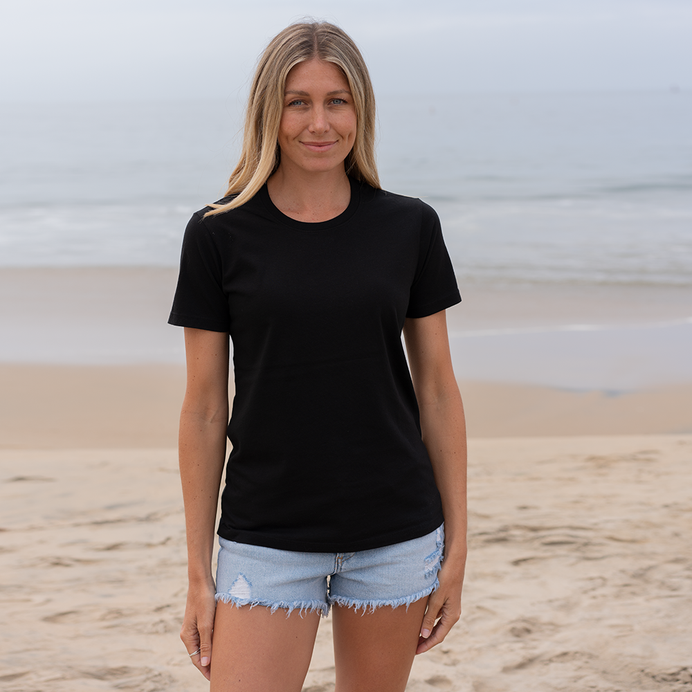 Womens Short Sleeve Crew Neck