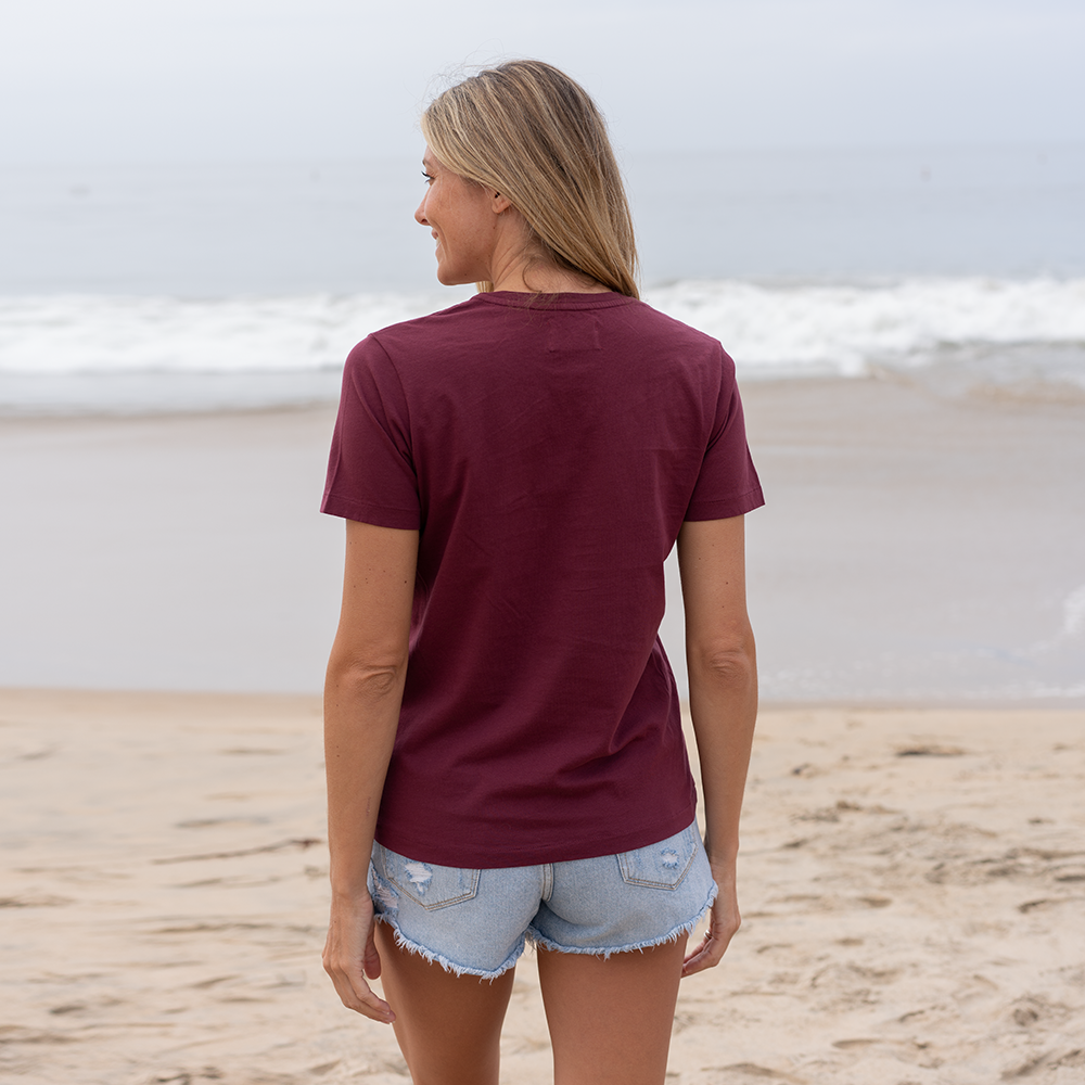 Womens Short Sleeve Crew Neck