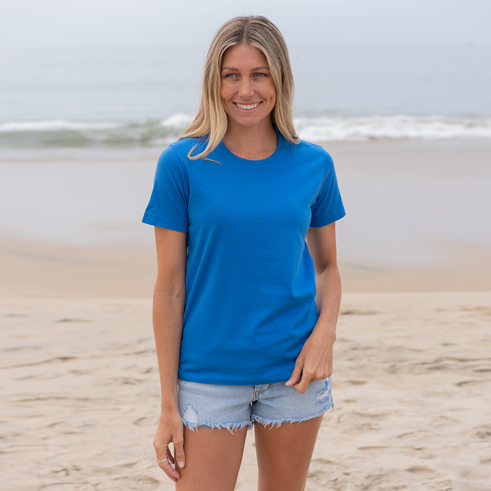 Womens Short Sleeve Crew Neck