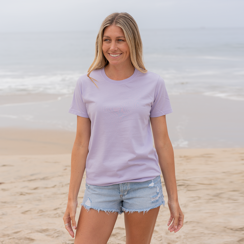 Womens Short Sleeve Crew Neck