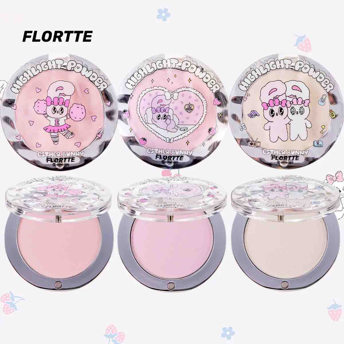 Flortte Esther Bunny Highlighter Powder