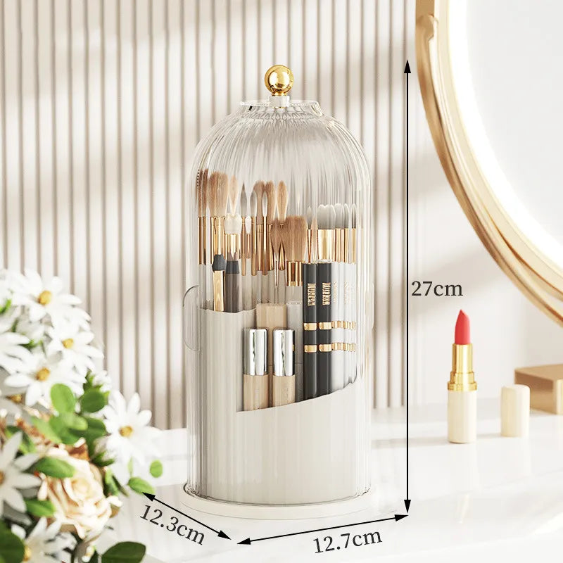 360° Rotating Makeup Brush Holder