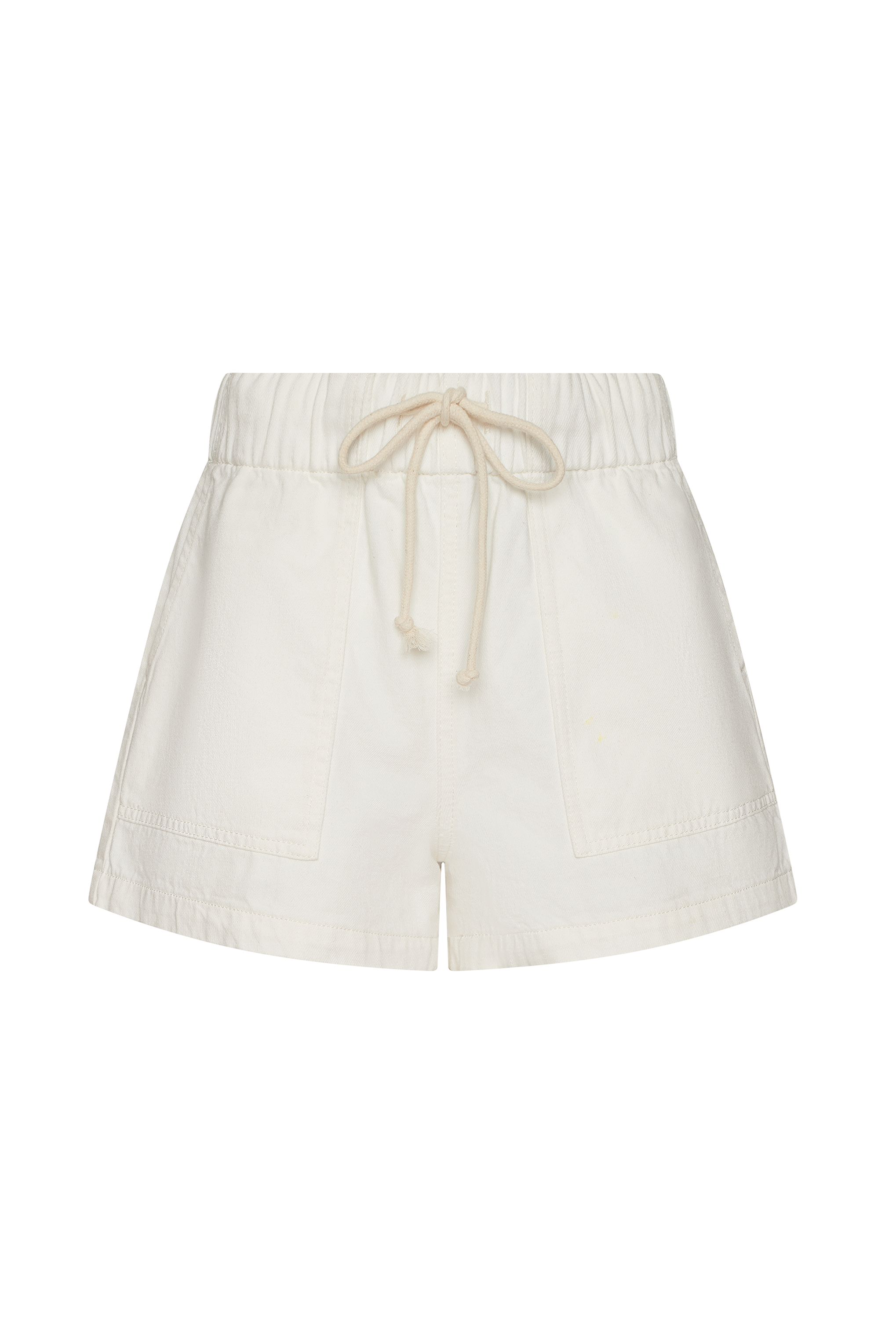 Pull-On Denim Short | Linen