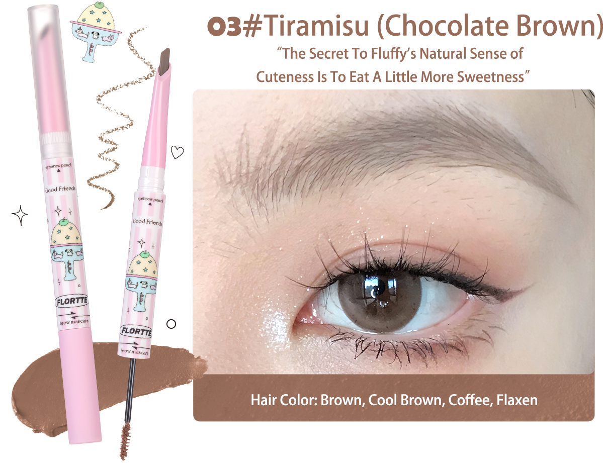 Good Friends Club Eyebrow Pencil ＆ Brow Mascara